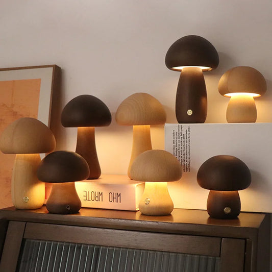 Touch-Control Mushroom Lamp