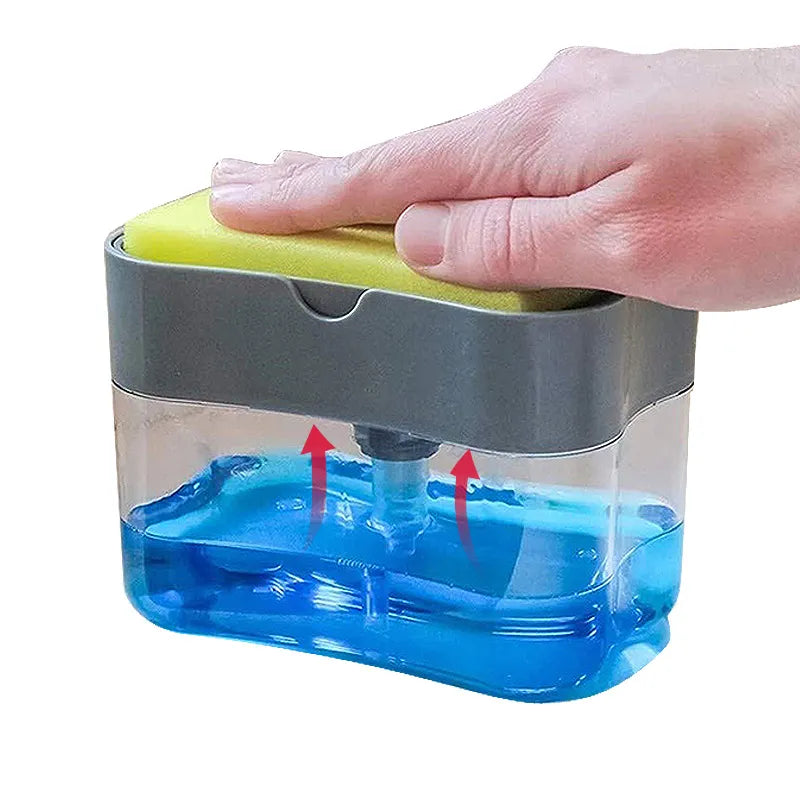 Soap Dispenser With Sponge Holder - OJM EXPRESS