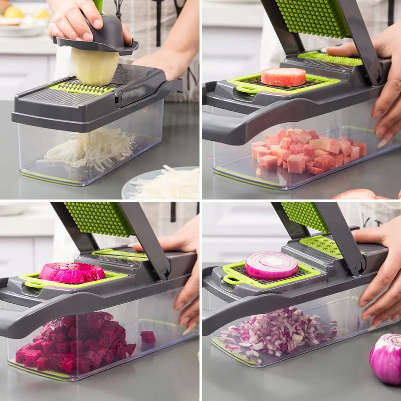 Versatile Vegetable Cutter and Shredder - OJM EXPRESS