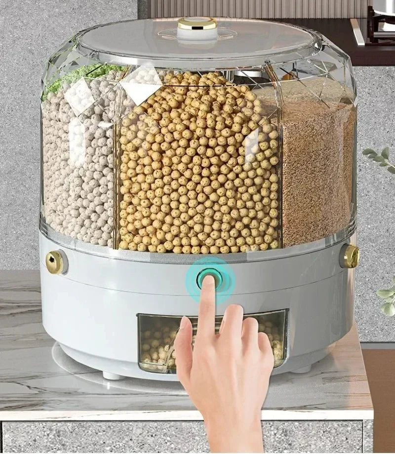 360° Rotating Rice and Cereal Dispenser - OJM EXPRESS