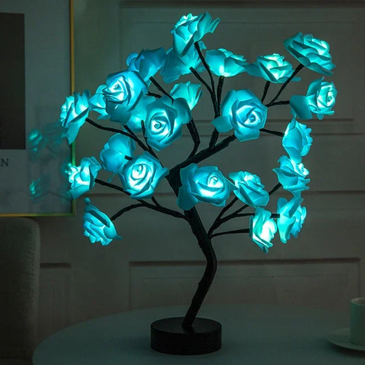 Rose Flower LED Desk Lamp - OJM EXPRESS