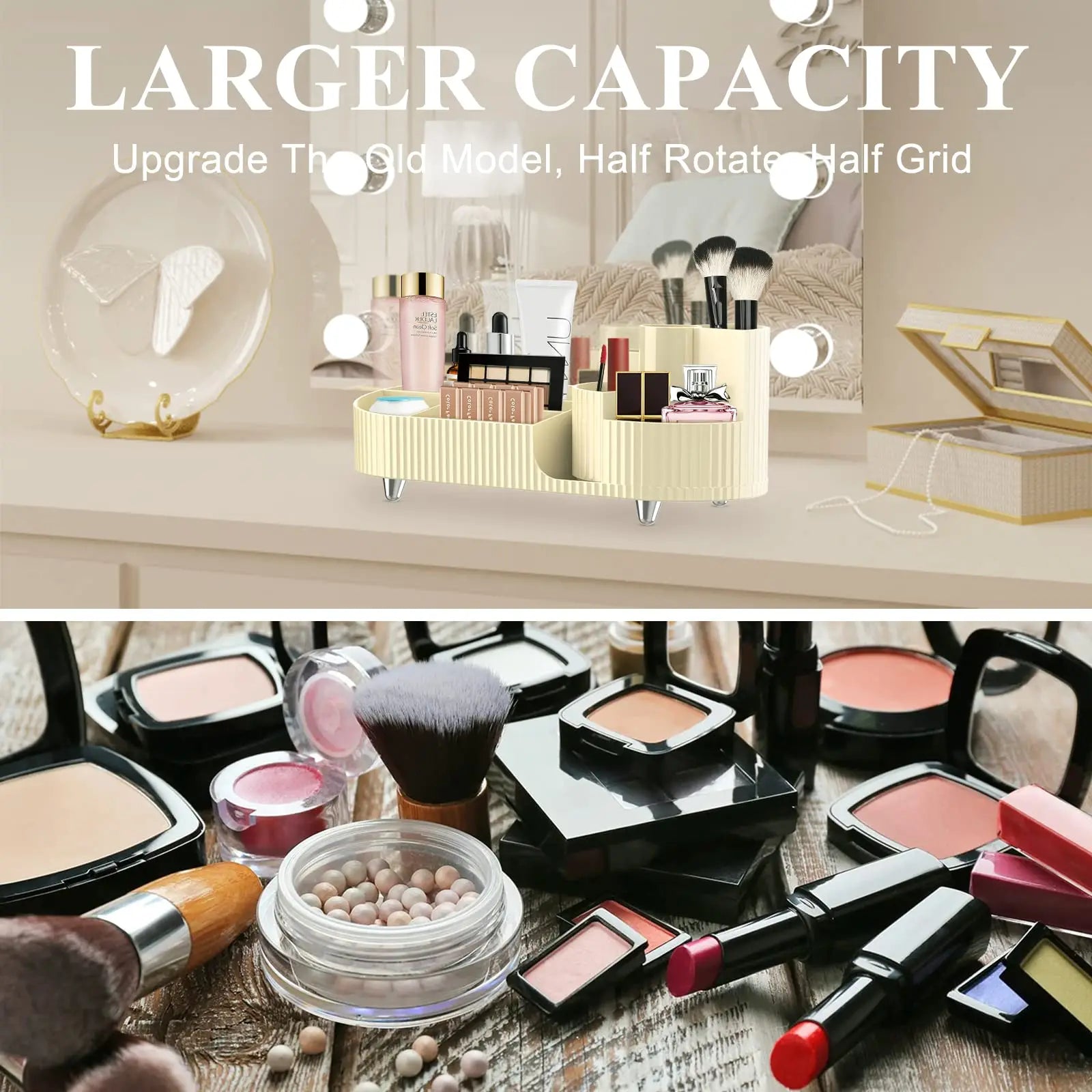 Rolling Makeup Organizer - OJM EXPRESS