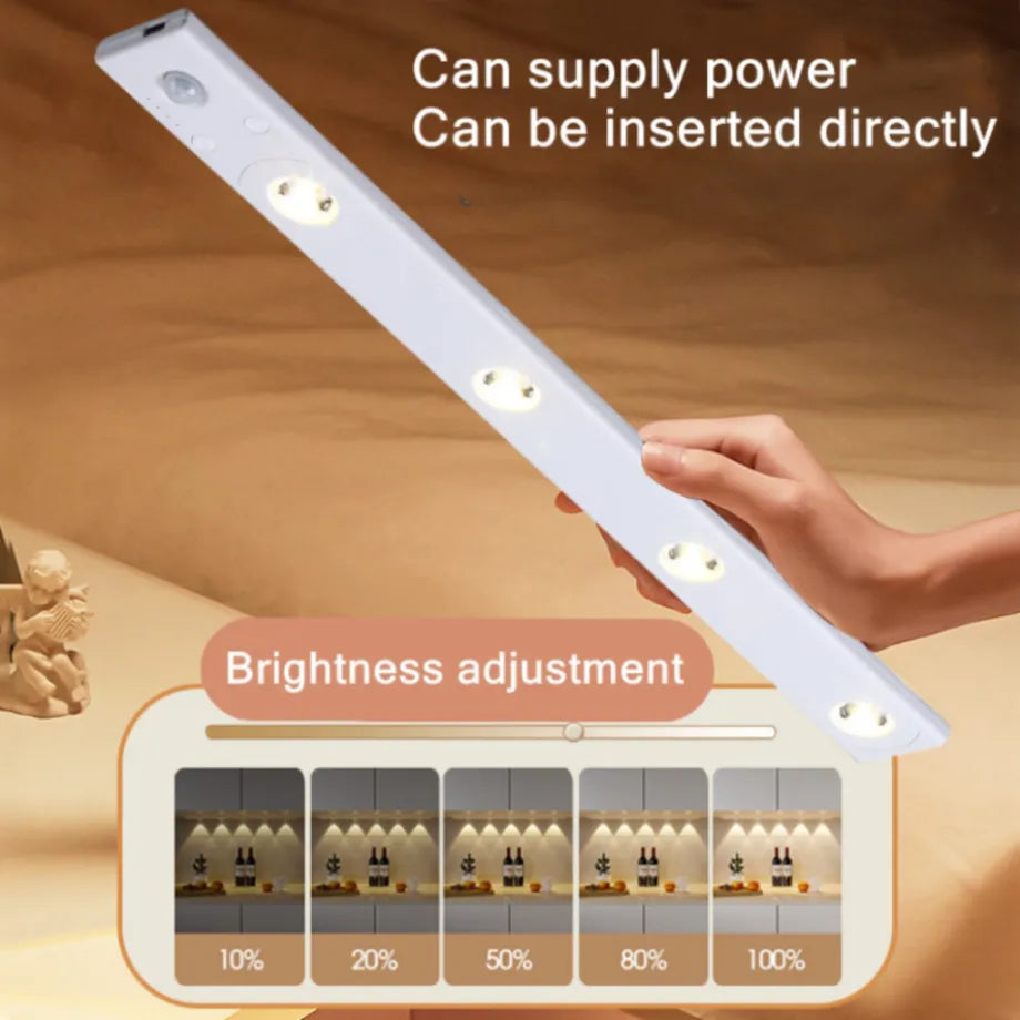 Rechargeable Motion-Sensing Aluminum Cabinet Light - OJM EXPRESS