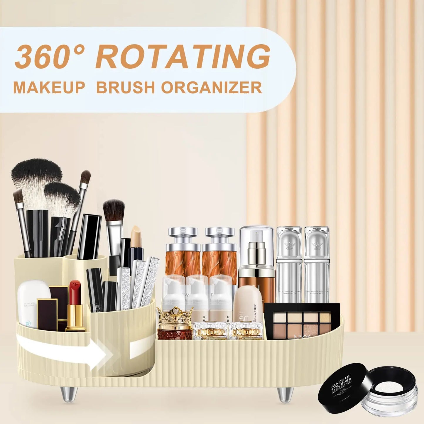 Rolling Makeup Organizer - OJM EXPRESS