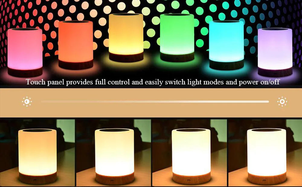 Touchable Bedside RGB Lamp - OJM EXPRESS