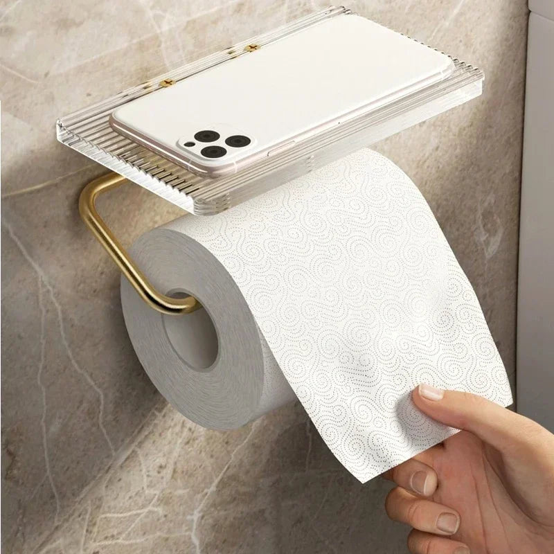 Luxury Gold Toilet Paper Holder - OJM EXPRESS