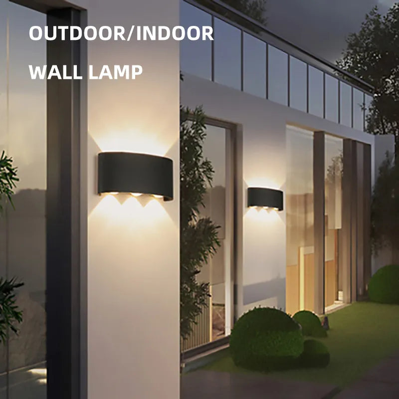 IP65 Waterproof Up-Down LED Wall Sconce for Indoor and Outdoor Lighting - OJM EXPRESS