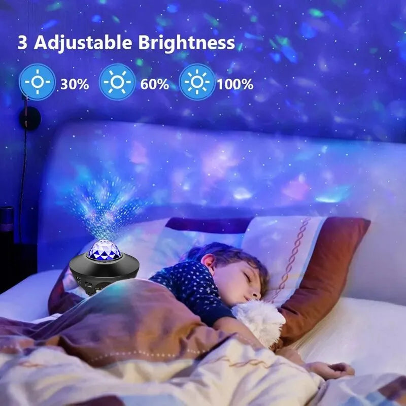 Starry Ocean Wave Night Light Projector - OJM EXPRESS