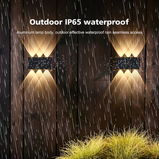 IP65 Waterproof Up-Down LED Wall Sconce for Indoor and Outdoor Lighting