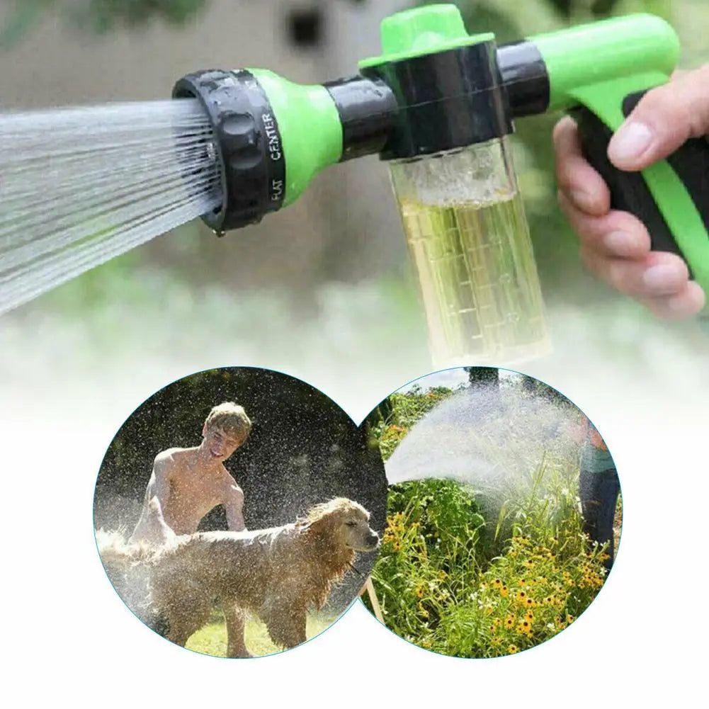 3-Mode High-Pressure Dog Shower Gun with Adjustable Hose Nozzle - OJM EXPRESS