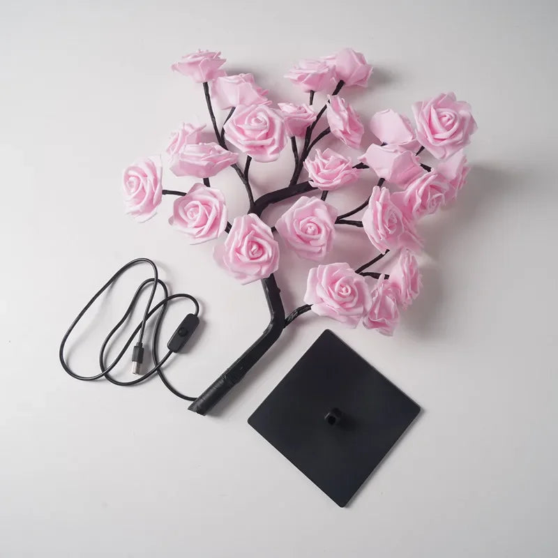 Rose Flower LED Desk Lamp - OJM EXPRESS