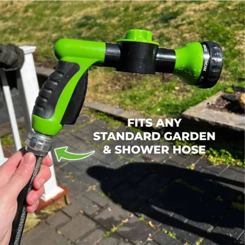 3-Mode High-Pressure Dog Shower Gun with Adjustable Hose Nozzle - OJM EXPRESS