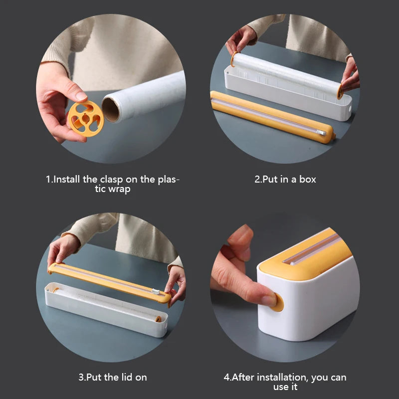 Multi-Function Wrap Dispenser with Cutter - OJM EXPRESS