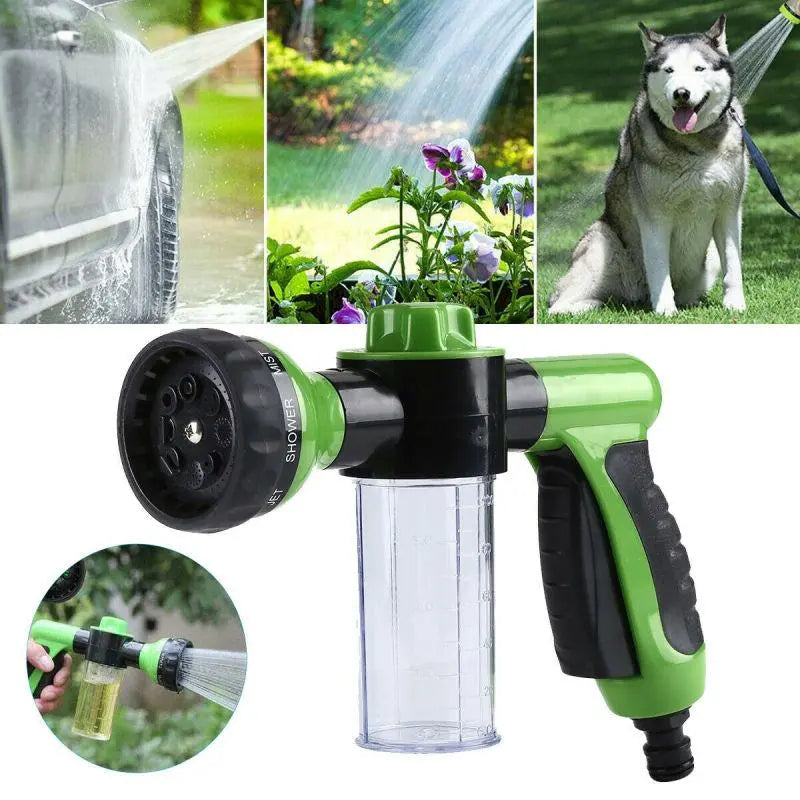 3-Mode High-Pressure Dog Shower Gun with Adjustable Hose Nozzle - OJM EXPRESS