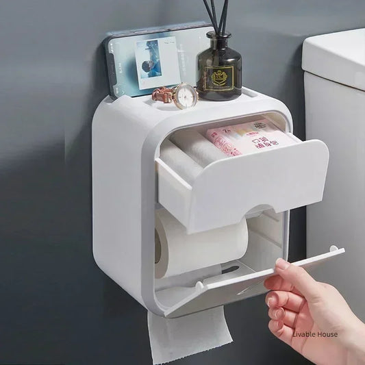 Multifunctional Toilet Paper Holder