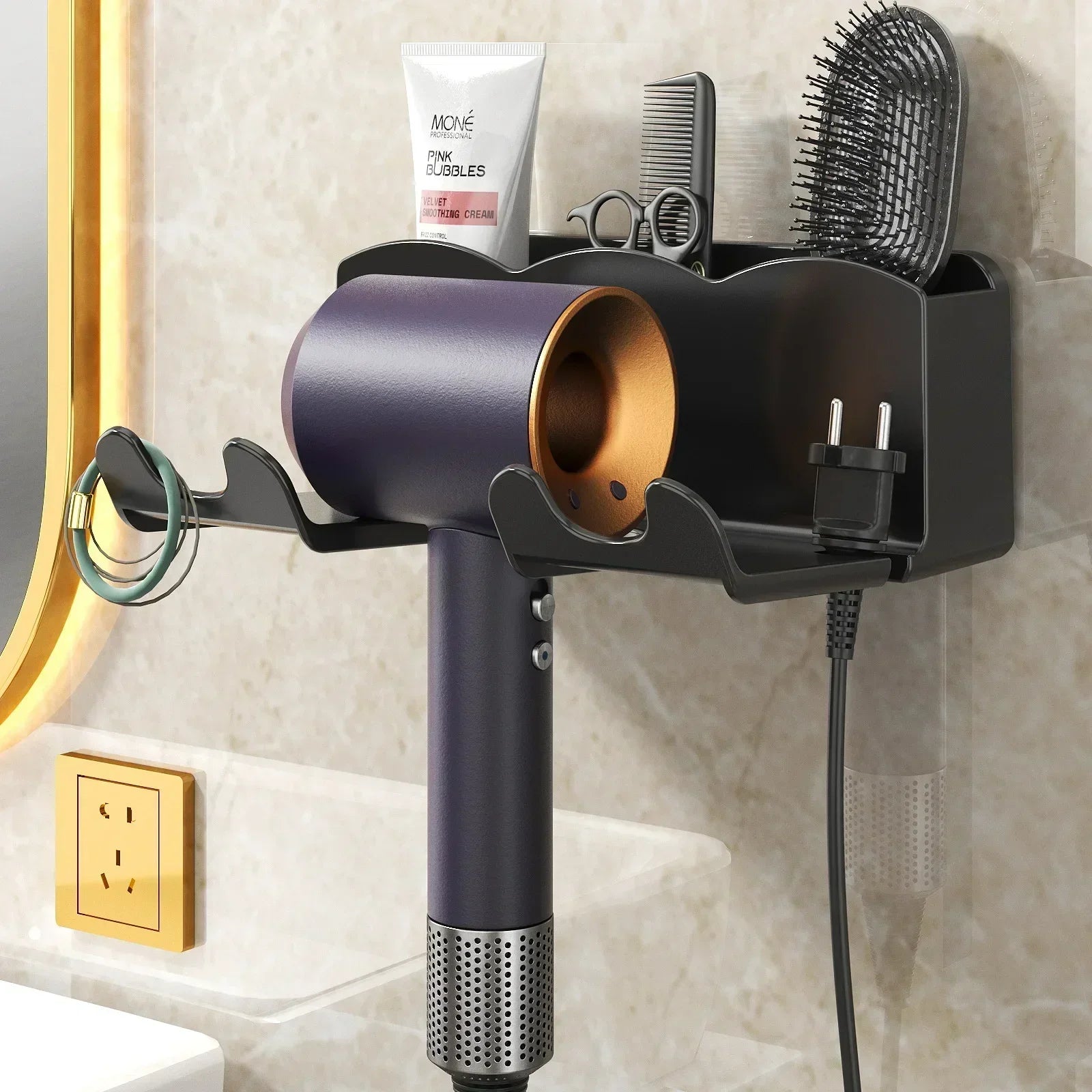 Wall Mounted Hair Dryer Holder - OJM EXPRESS