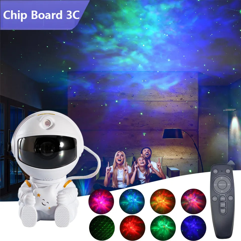 Astronaut Galaxy Projector Night Light - OJM EXPRESS