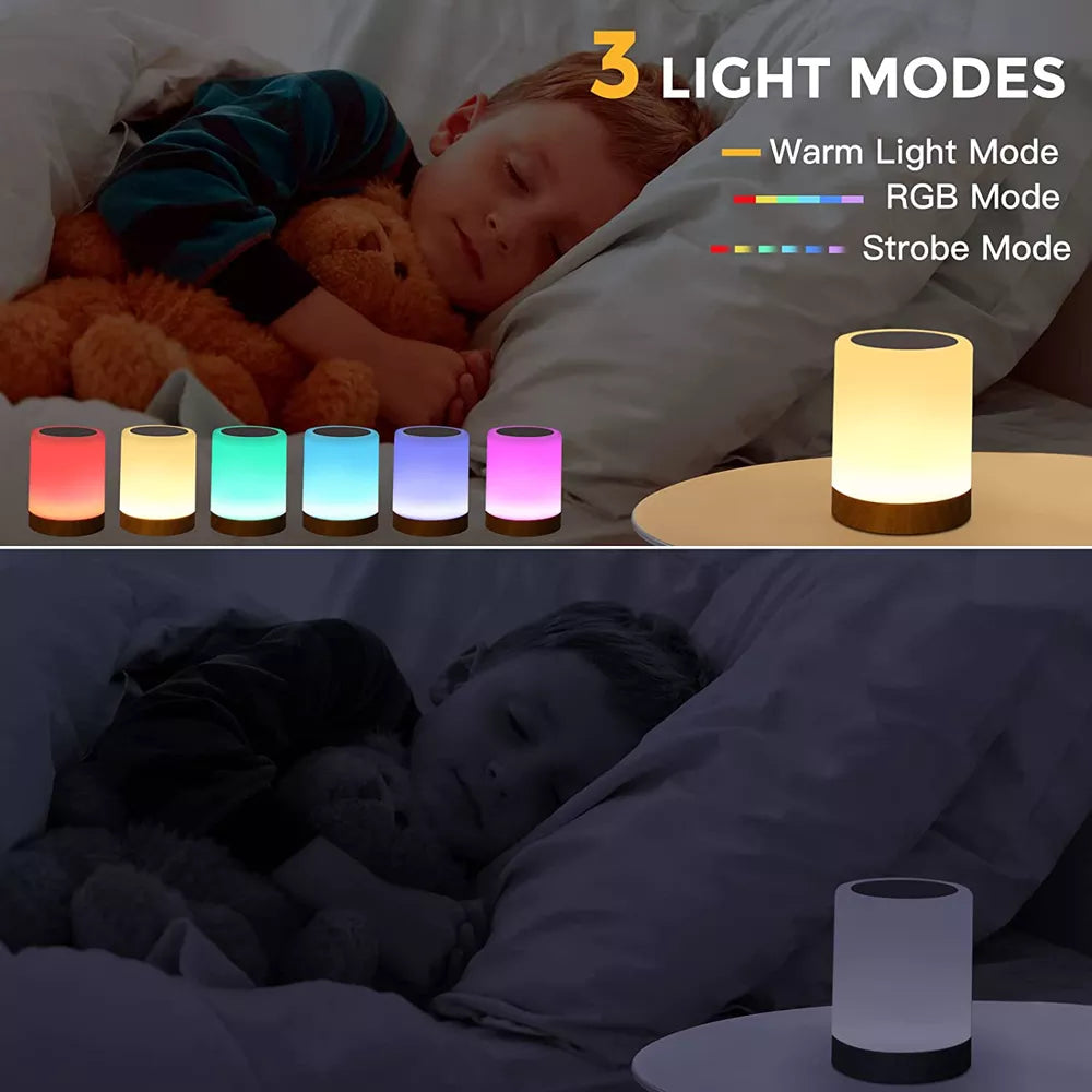 Touchable Bedside RGB Lamp - OJM EXPRESS